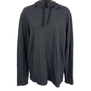 VINCE Charcoal Gray Long Sleeve Hoodie Sweatshirt Adult Size Small S Men EUC